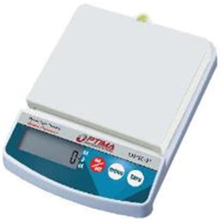 Optima Scales Optima Scales OPK-P2500 Compact Precision Balance - 2500g x 1g OPK-P2500